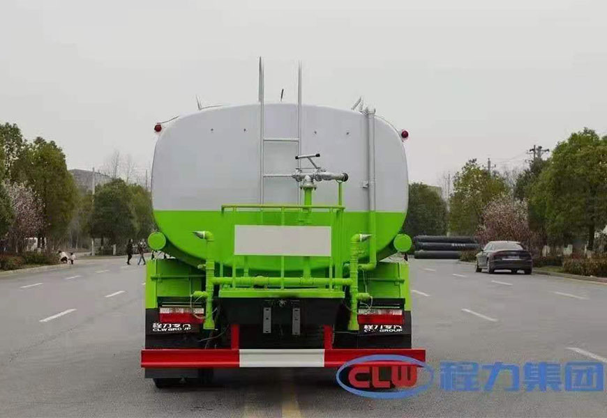 東風(fēng)福瑞卡F9國六12方灑水車后方展示圖